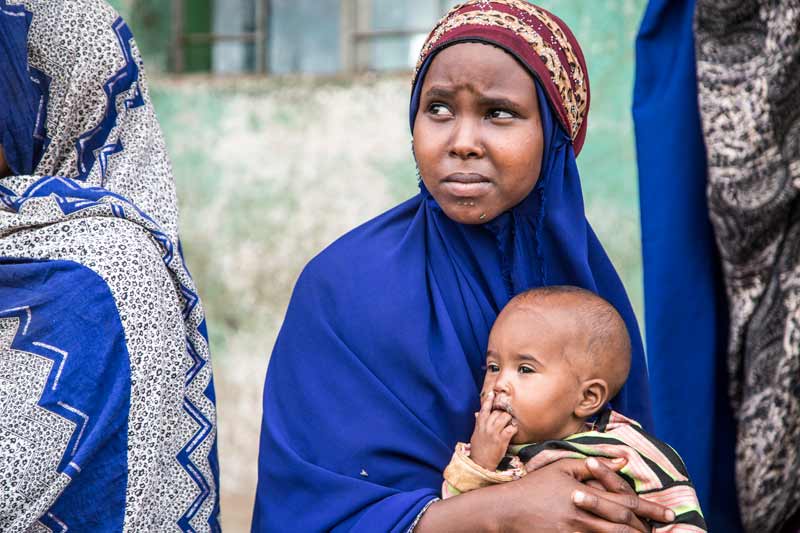 Breast feeding mother awaits medical attention in Fedis District