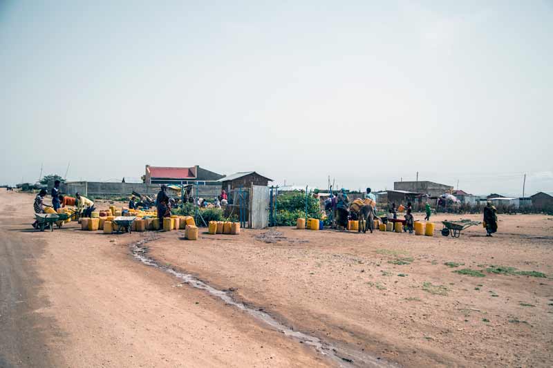 Water collection in Somali region