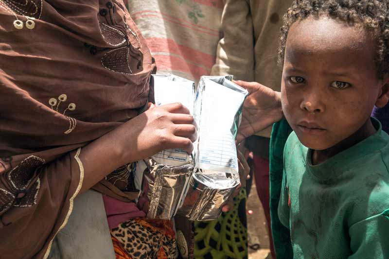 Super cereal packages distributed to Chinaksen mothers