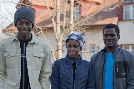 Nigeria students in Ukraine