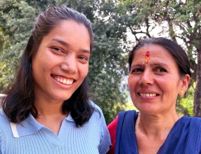 Shruti et sa mère SOS